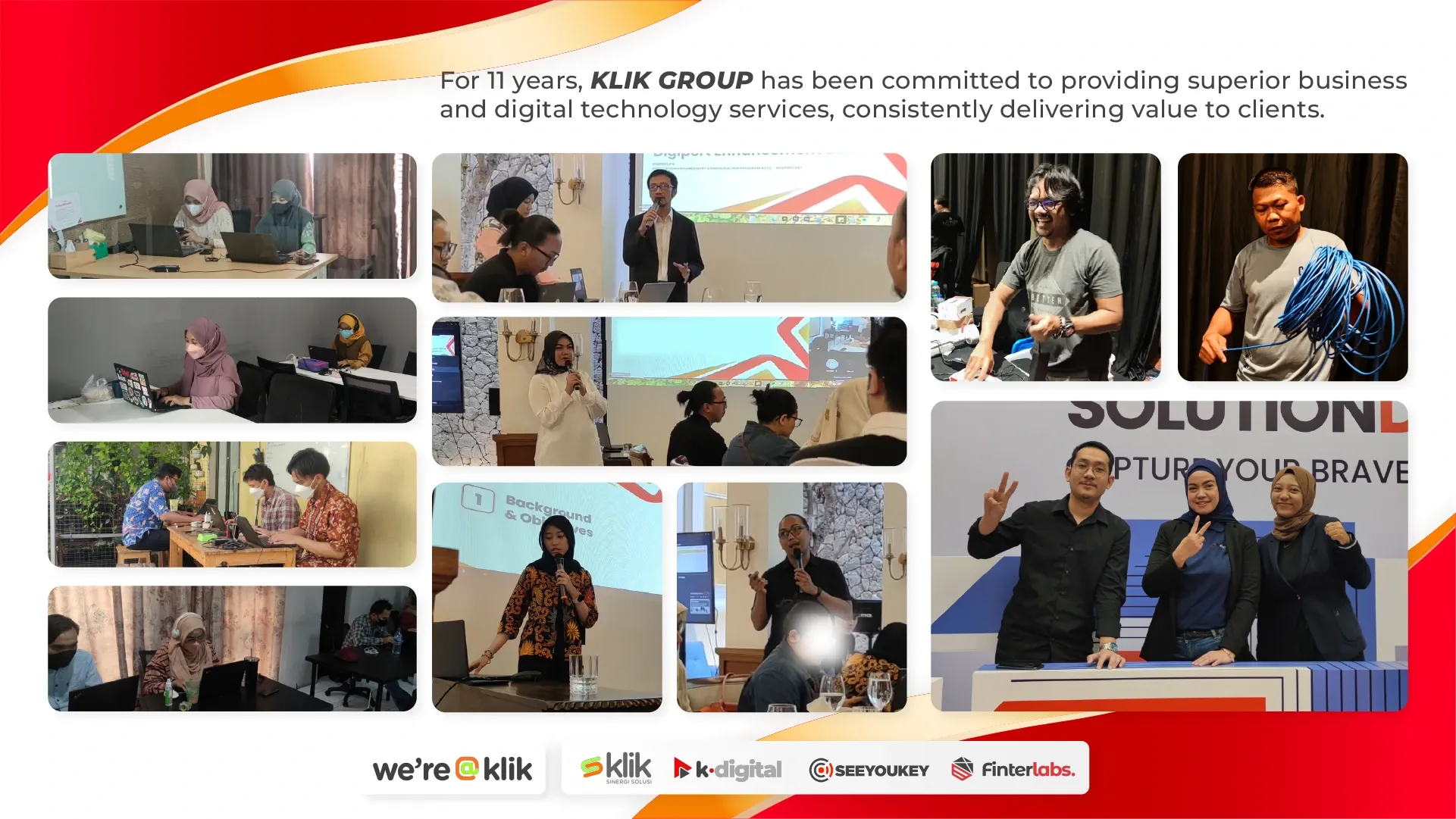 Klik Group journey to provide business and digital technology  | PT. Klik Digital Sinergi